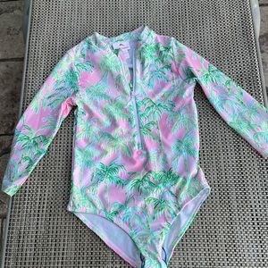 Tommy Bahama one piece rash guard bathing suit
